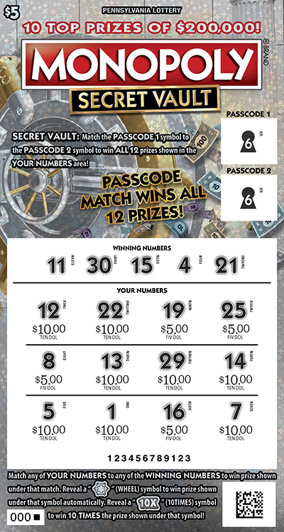 MONOPOLY SECRET VAULT