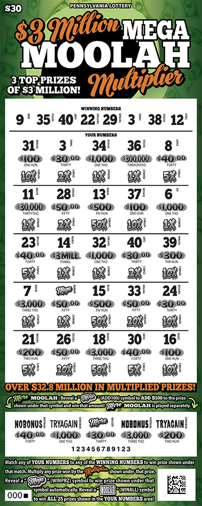 $3 Million Mega Moolah Multiplier