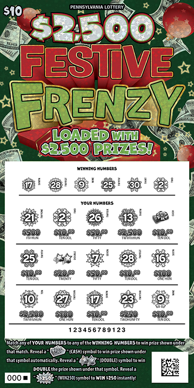 $2,500 Festive Frenzy