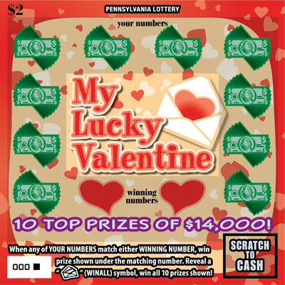 Play PA Lottery Scratch-Offs - My Lucky Valentine