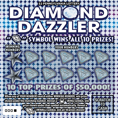 Play PA Lottery Scratch-Offs - Diamond Dazzler