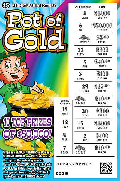Play PA Lottery Scratch-Offs - Pot of Gold