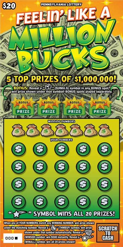 Feelin’ Like a Million Bucks ticket